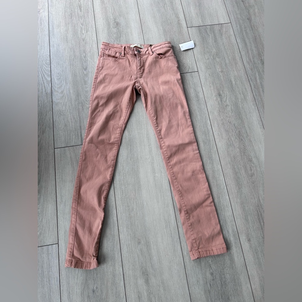 NWOT Zara Z1975 Basic Denim Pink/Sandy Women’s Pants Size 4